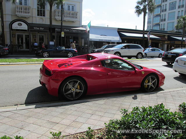 Ferrari 458 Italia spotted in Fort Lauderdale, Florida