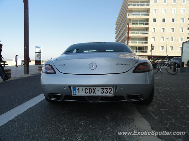 Mercedes SLS AMG spotted in Knokke-Heist, Belgium