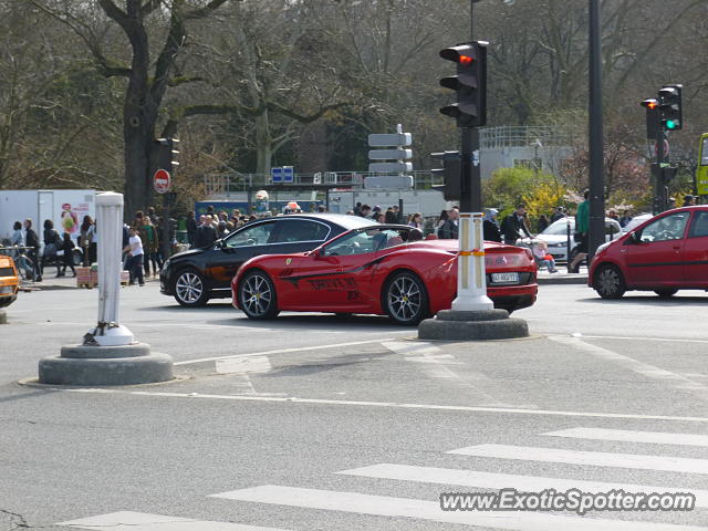 Ferrari California spotted in Paris, France