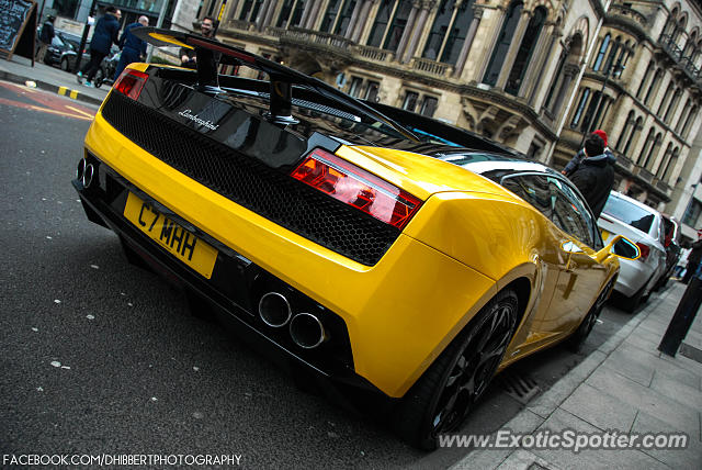 Lamborghini Gallardo spotted in Manchester, United Kingdom