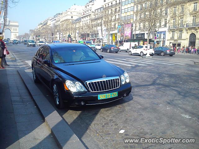 Mercedes Maybach spotted in Paris, France