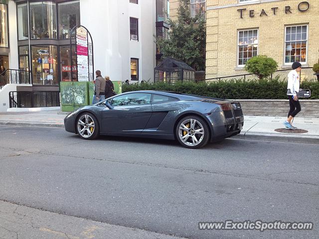 Lamborghini Gallardo spotted in Toronto, Ontario, Canada