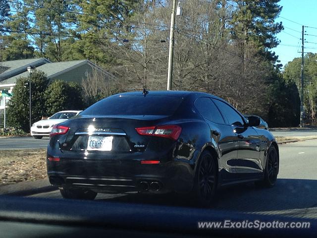 Maserati Ghibli spotted in Raleigh, North Carolina