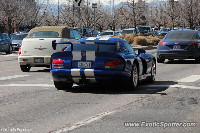 Dodge Viper spotted in Denver, Colorado