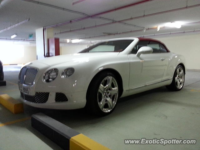 Bentley Continental spotted in Dubai, United Arab Emirates