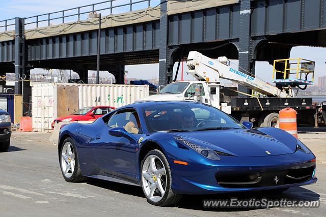 Ferrari 458 Italia spotted in NYC, New York