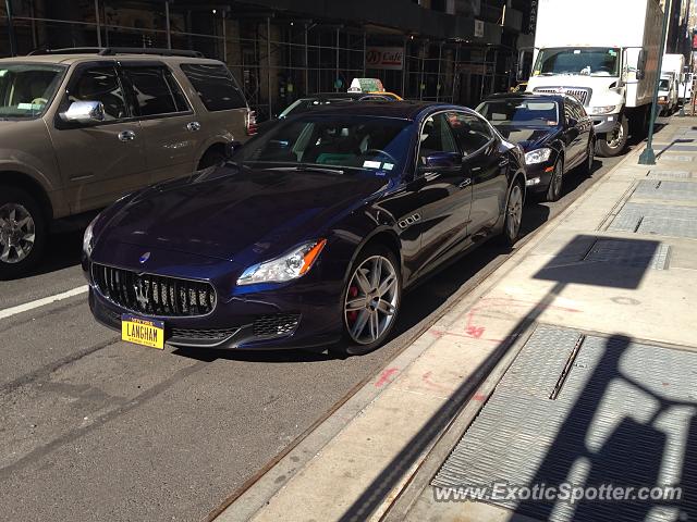 Maserati Quattroporte spotted in New York City, New York