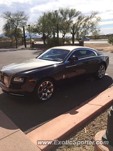 Rolls Royce Wraith spotted in Scottsdale, Arizona