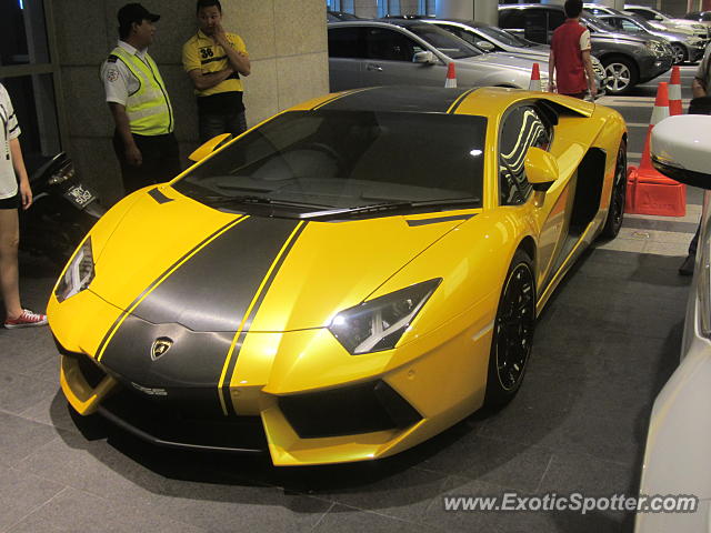 Lamborghini Aventador spotted in Kuala Lumpur, Malaysia