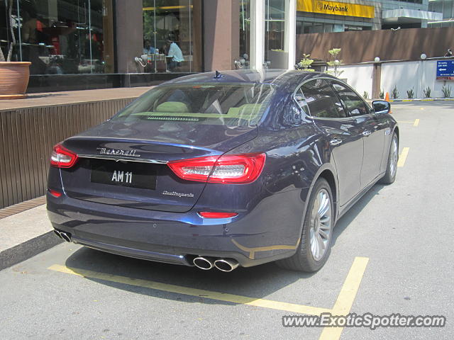 Maserati Quattroporte spotted in Kuala Lumpur, Malaysia