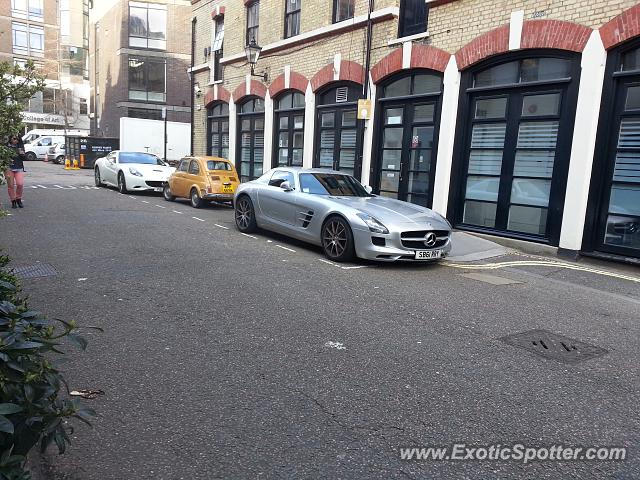 Mercedes SLS AMG spotted in London, United Kingdom