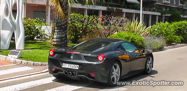 Ferrari 458 Italia spotted in MOnte Carlo, Monaco