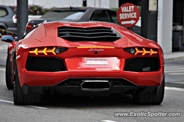 Lamborghini Aventador spotted in Bukit Bintang KL, Malaysia