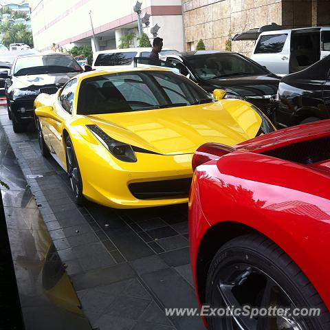 Ferrari 458 Italia spotted in Jakarta, Indonesia