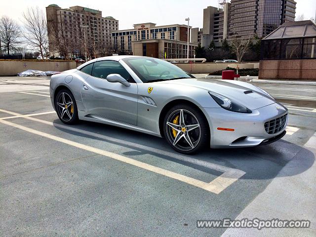 Ferrari California spotted in Tyson's Corner, Virginia