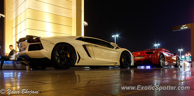 Lamborghini Aventador spotted in Dubai, United Arab Emirates