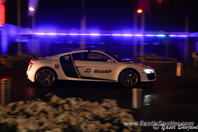 Audi R8 spotted in Dubai, United Arab Emirates