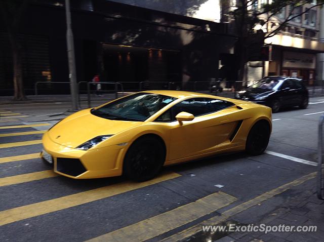 Lamborghini Gallardo spotted in Hong Kong, China