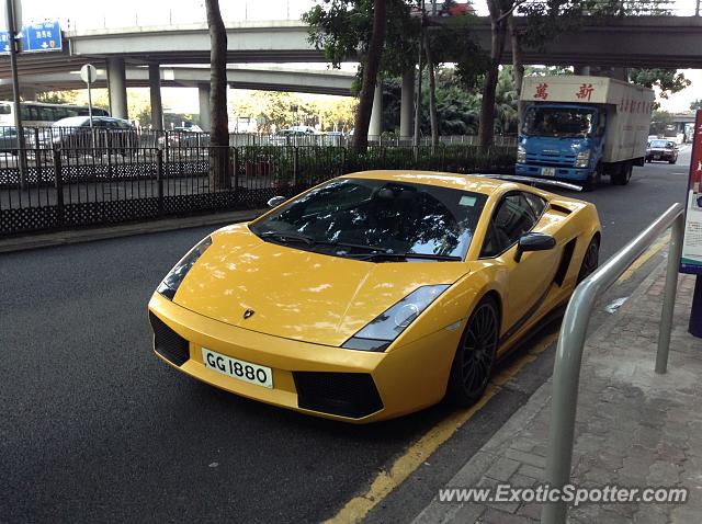 Lamborghini Gallardo spotted in Hong Kong, China