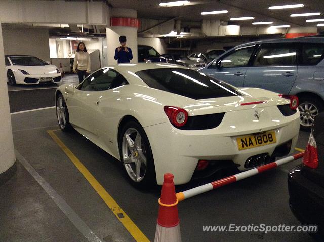 Ferrari 458 Italia spotted in Hong Kong, China