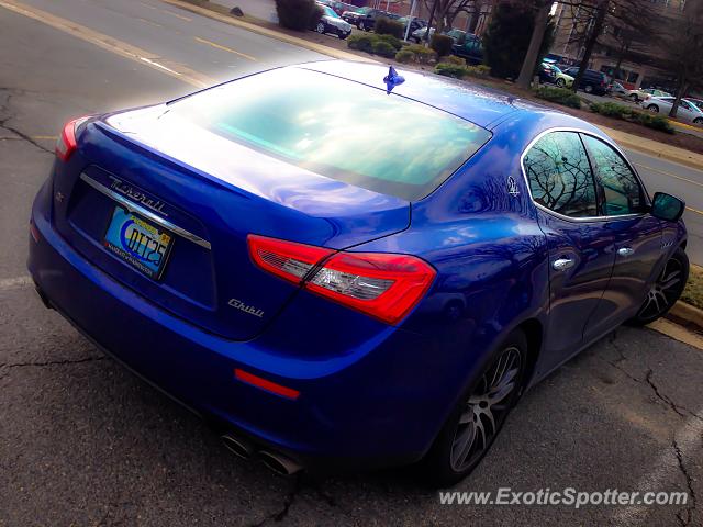 Maserati Ghibli spotted in McLean, Virginia