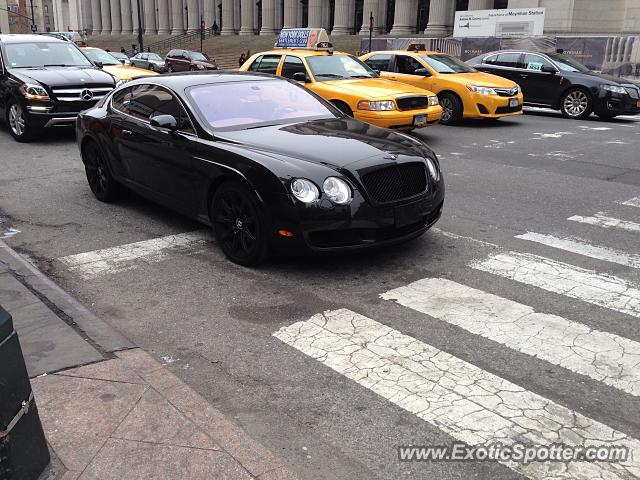 Bentley Continental spotted in New York City, New York