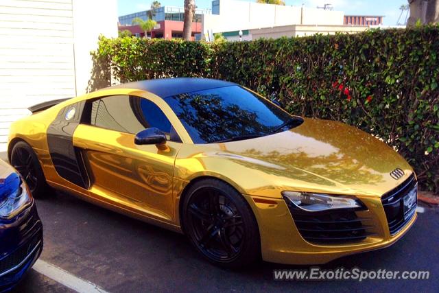 Audi R8 spotted in La Jolla, California