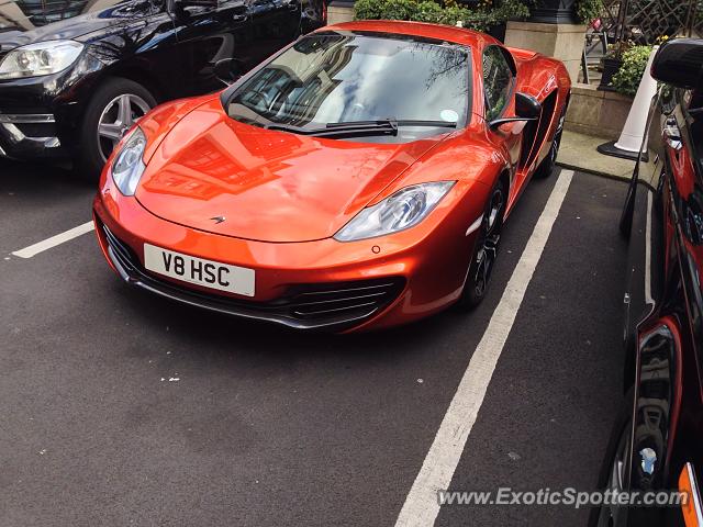 Mclaren MP4-12C spotted in London, United Kingdom