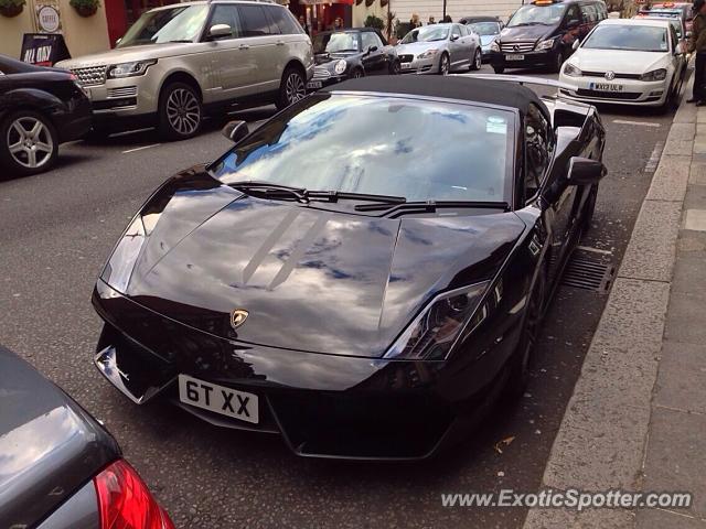 Lamborghini Gallardo spotted in London, United Kingdom