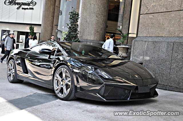 Lamborghini Gallardo spotted in Bukit Bintang KL, Malaysia