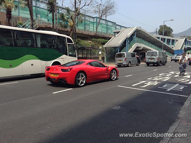 Ferrari 458 Italia spotted in Hong Kong, China