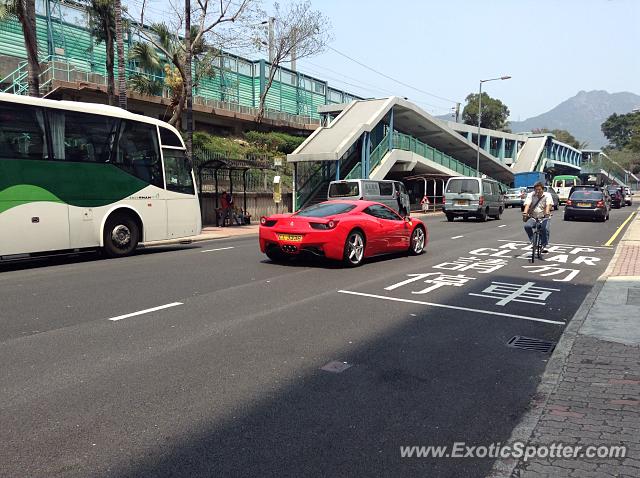 Ferrari 458 Italia spotted in Hong Kong, China