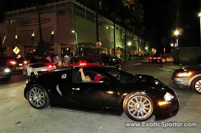 Bugatti Veyron spotted in Miami, Florida