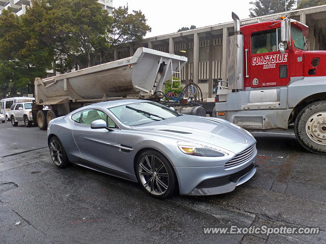 Aston Martin Vanquish spotted in San Francisco, California