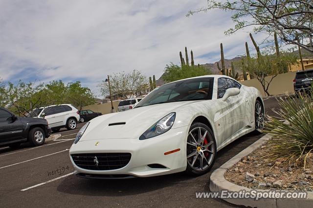 Ferrari California spotted in Scottsdale, Arizona