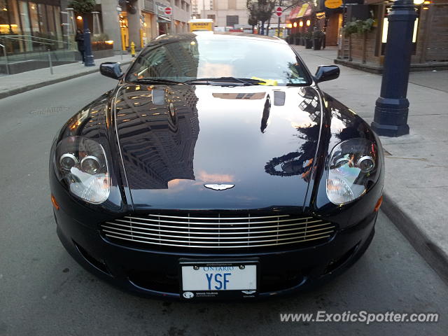 Aston Martin DB9 spotted in Toronto, Canada