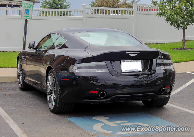 Aston Martin DB9 spotted in Watkins Glen, New York