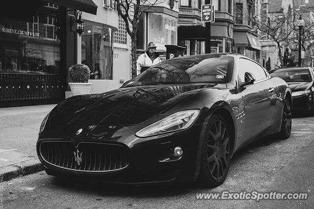 Maserati GranTurismo spotted in Boston, Massachusetts