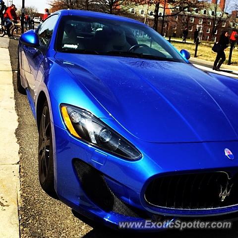 Maserati GranTurismo spotted in College Park, Maryland