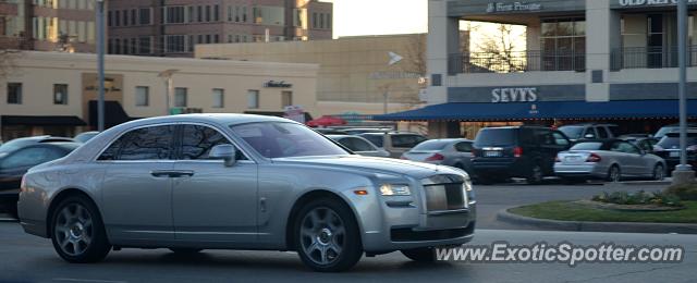 Rolls Royce Ghost spotted in Dallas, Texas