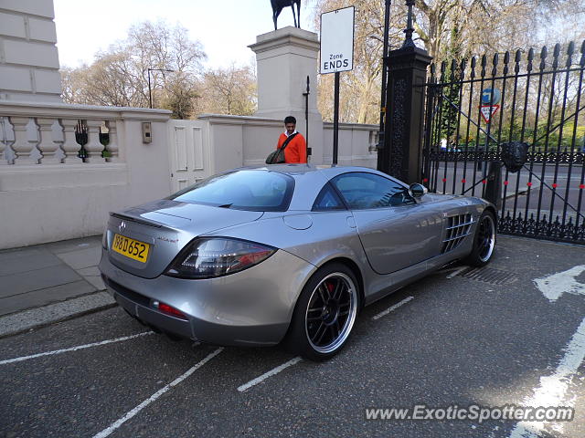 Mercedes SLR spotted in London, United Kingdom