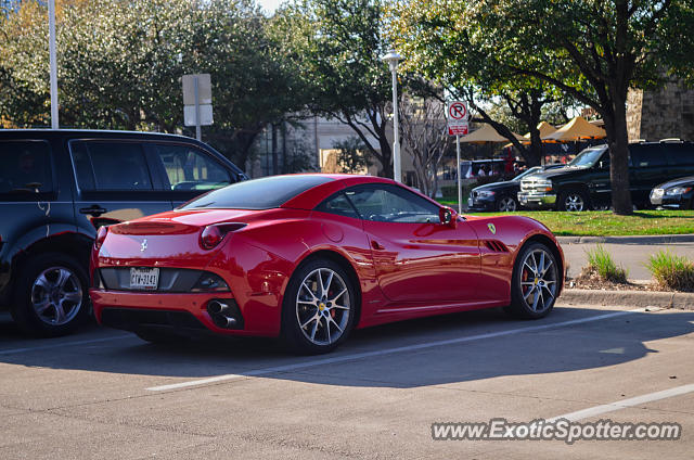 Ferrari California spotted in Dallas, Texas