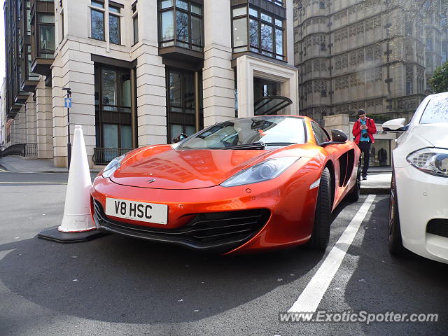 Mclaren MP4-12C spotted in London, United Kingdom