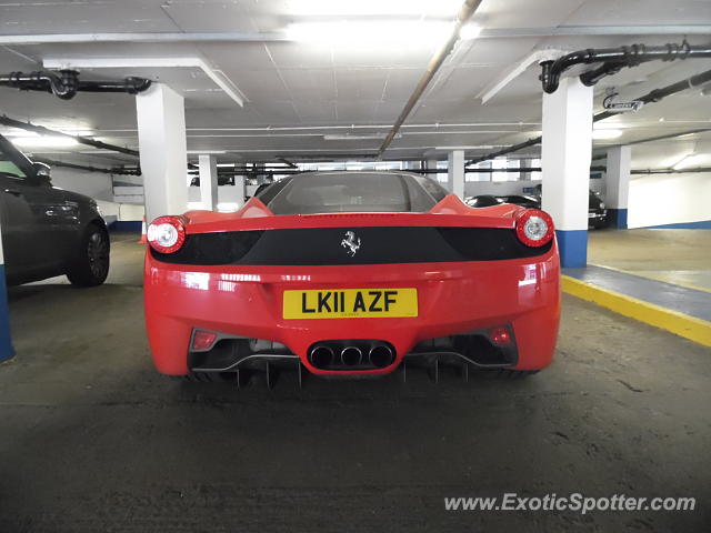 Ferrari 458 Italia spotted in London, United Kingdom