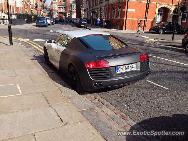 Audi R8 spotted in London, United Kingdom