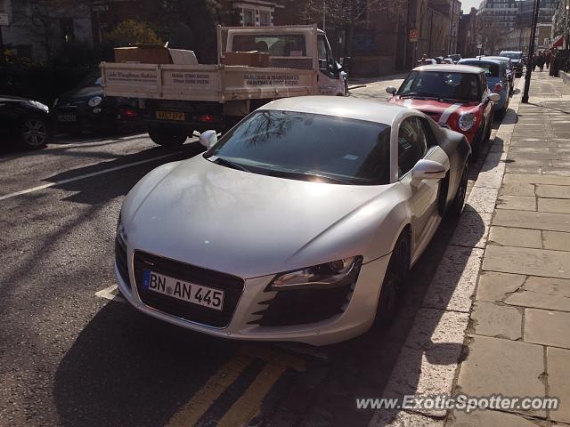 Audi R8 spotted in London, United Kingdom