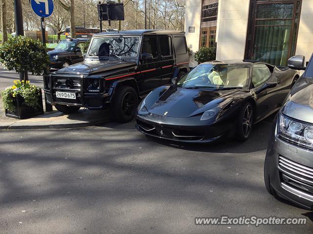 Ferrari 458 Italia spotted in London, United Kingdom