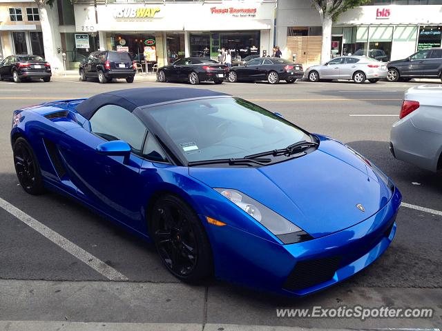 Lamborghini Gallardo spotted in Beverly Hills, California