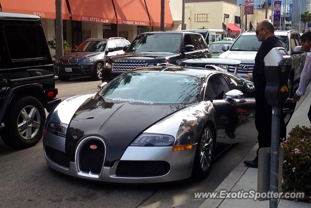 Bugatti Veyron spotted in Beverly Hills, California