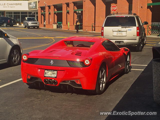 Ferrari 458 Italia spotted in Atlanta, Georgia